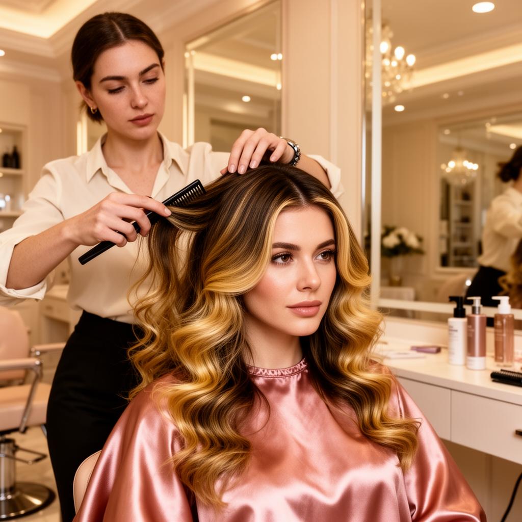 Professional hair styling