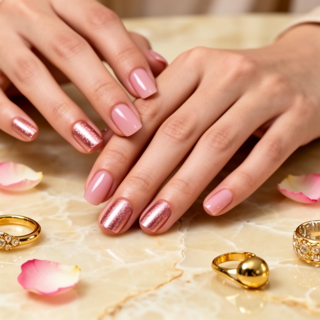 Luxury nail art and manicure
